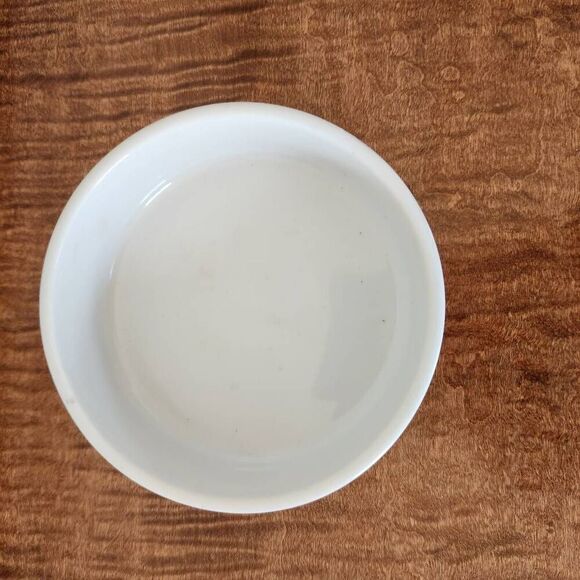 Floral chinoiserie ceramic floral cream catch all wine coaster trinket round dis - Picture 2 of 4